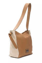 Pompei Donatella Brown Leather Women Shoulder Bag