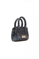 Pompei Donatella Blue Leather Women Handbag