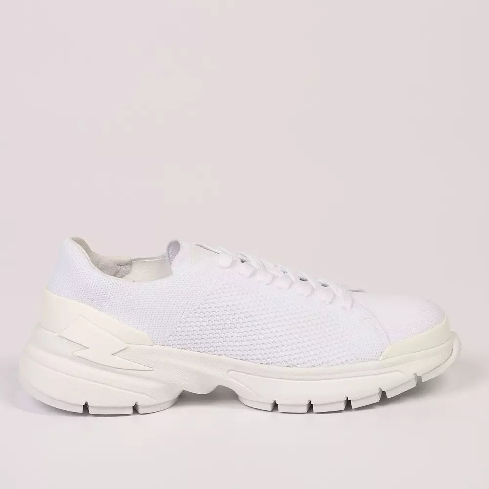 Neil Barrett White Textile Men Sneaker