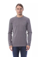 Verri Gray Cotton Mens TShirt