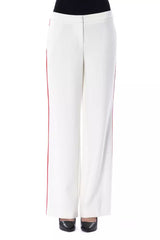 BYBLOS White Polyester Women Pant