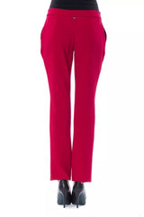 BYBLOS "Fuchsia Polyester Women Pant"