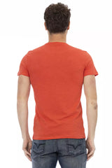 Trussardi Action Red Cotton Men's T-Shirt