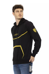 Automobili Lamborghini Black Polyester Men Sweater