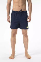 Just Cavalli Blue Nylon Men Swim Short