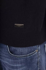 Baldinini Trend Blue Wool Men Sweater