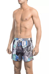 Bikkembergs Multicolor Polyester Men Swim Short