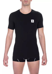 Bikkembergs Black Cotton Men T-Shirt