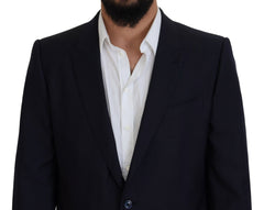 Dolce & Gabbana Blue Single Breasted 2 Piece MARTINI Suit
