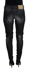 Fiorucci Chic Black Low Waist Skinny Jeans