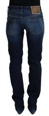 Just Cavalli Blue Cotton Women Casual Denim Jeans