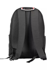 Tommy Hilfiger Black Polyester Men Backpack