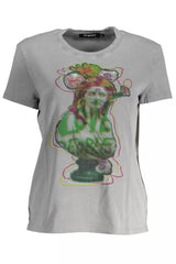 Desigual Gray Cotton Women Top