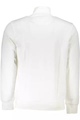 La Martina White Cotton Men Sweater