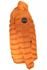 Napapijri Orange Polyamide Men Jacket