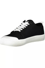 Calvin Klein Black Cotton Men Sneaker