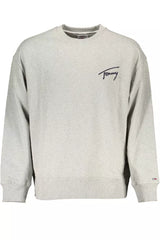 Tommy Hilfiger Gray Cotton Men Sweater