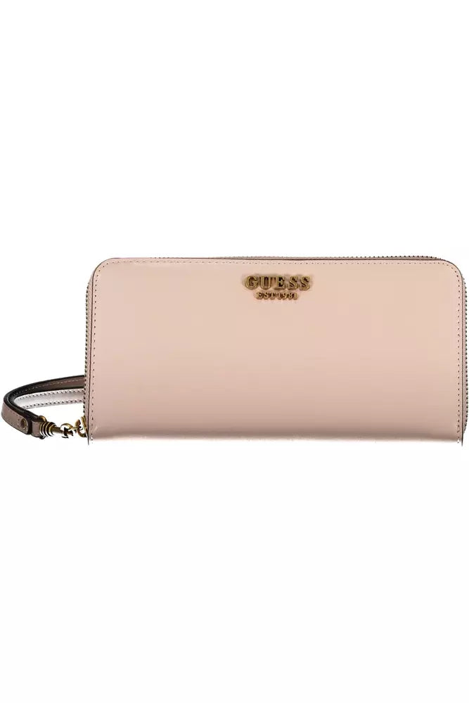 Guess Jeans Pink Polyethylene Women Wallet