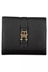 Tommy Hilfiger Black Polyethylene Women Wallet