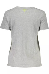 Guess Jeans Gray Cotton Women T-Shirt