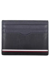 Tommy Hilfiger Blue Leather Men Wallet