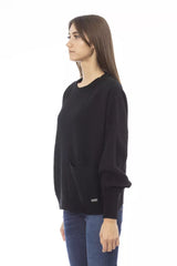 Baldinini Trend Black Wool Women Sweater