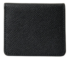 Dolce & Gabbana Elegant Leather Bifold Coin Purse Wallet