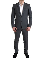 Dolce & Gabbana Gray 2 Piece Single Breasted MARTINI Suit