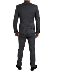 Dolce & Gabbana Gray 2 Piece Double Breasted SICILIA Suit