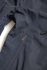 Dolce & Gabbana Blue Hooded Logo Polyester Full Zip Sweater