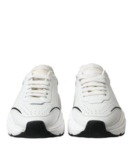 Dolce & Gabbana Chic Black & White Daymaster Leather Sneakers