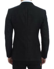 Dolce & Gabbana Black wool MARTINI slim blazer