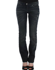 Costume National Chic Superskinny Blue Denim Jeans