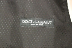 Dolce & Gabbana Elegant Single Breasted Gray Dress Vest