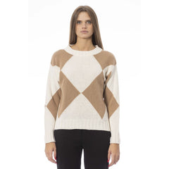 Baldinini Trend Beige Wool Women Sweater