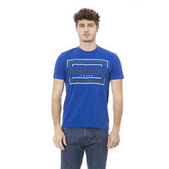 Baldinini Trend Blue Cotton Men T-Shirt