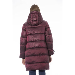 Baldinini Trend Burgundy Nylon Women Coat