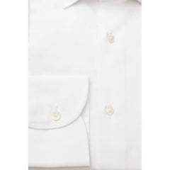 Bagutta White Cotton Men Shirt