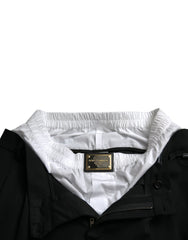 Dolce & Gabbana Black Wool Formal Straight Fit Dress Pants