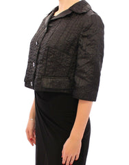 Dolce & Gabbana Elegant Black Bolero Shrug Jacket