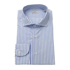 Bagutta Light Blue Cotton Men Shirt