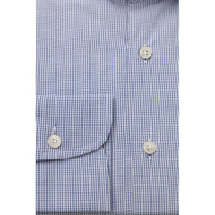 Bagutta Light Blue Cotton Men Shirt