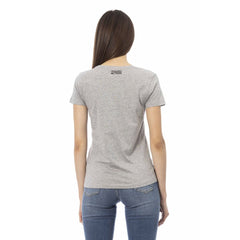 Trussardi Action Gray Cotton Women's Top