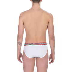 Bikkembergs White Cotton Men's Brief