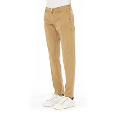 Jacob Cohen Beige Cotton Men Pant