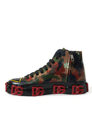 Dolce & Gabbana Multicolor High-Top Sneakers with Luxe Appeal