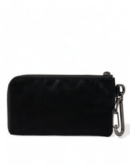 Dolce & Gabbana Chic Nylon-Leather Designer Pouch