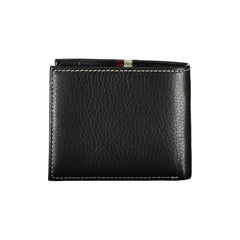 Tommy Hilfiger Black Leather Men Wallet