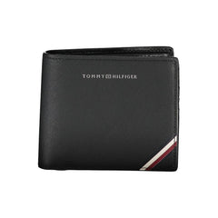 Tommy Hilfiger Black Leather Men Wallet