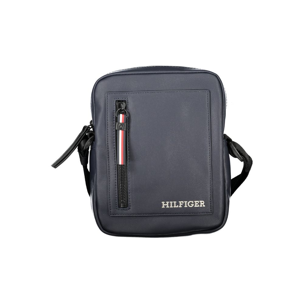 Tommy Hilfiger Blue Polyethylene Men Shoulder Bag